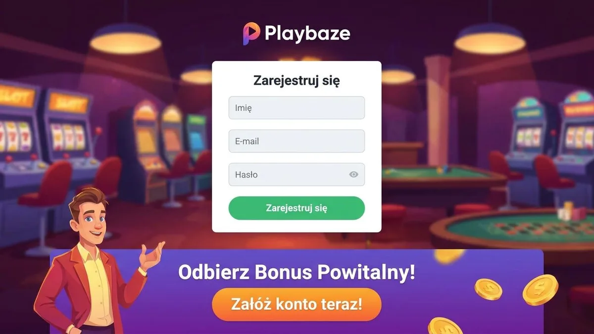 Rejestracja z bonusem w Playbaze